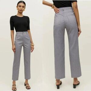 Reformation Franklin Pant in Blue Check